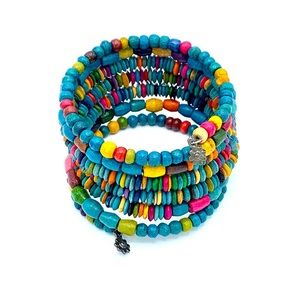 Spiral Beaded Bracelet